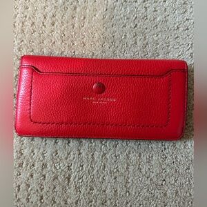 Marc Jacobs red wallet
